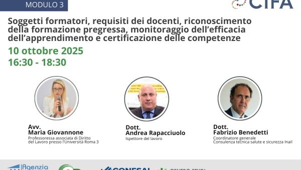 formazione e sicurezza sul lavoro